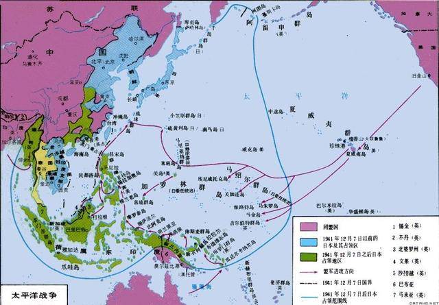 太平洋战争地图
