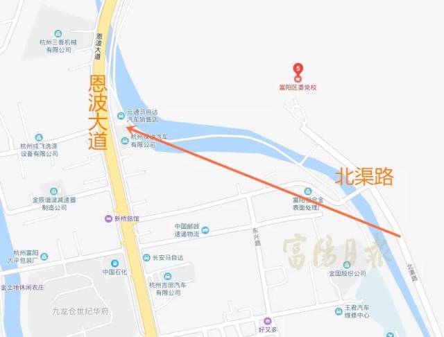 富阳恩波大道新增一个道口?方案来了,请你选择!