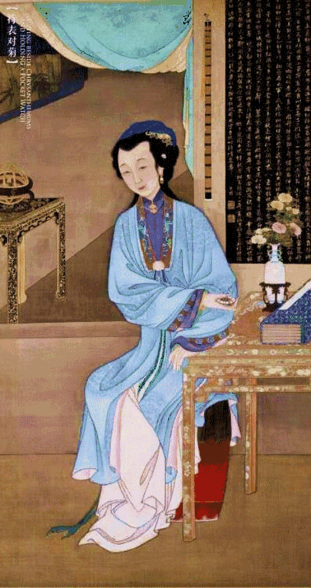 古画《胤禛美人图》中的美人动起来了!好神奇,好厉害!