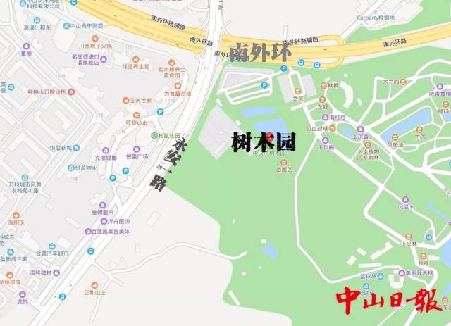 公示显示 该项目建设地址位于 中山市南区树木园西侧永安一路