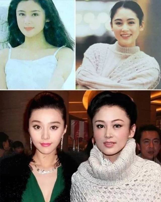 (陈红的脸在娱乐圈算是大的,可是由于五官分布均匀,整张脸看起来比较