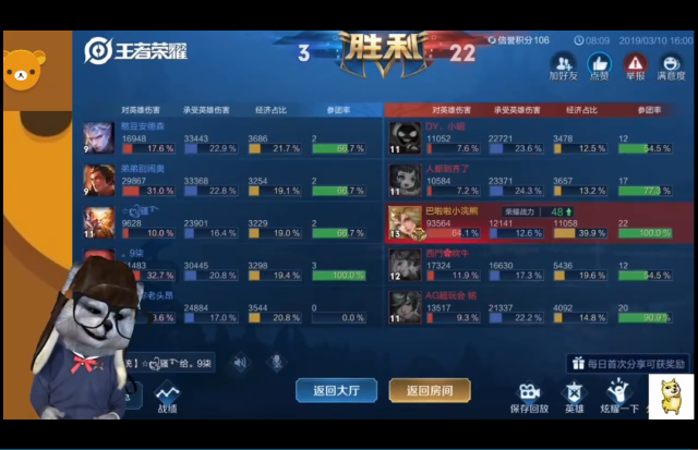 浣熊君直播艾琳养猪流,拿五杀输出爆炸,让网友