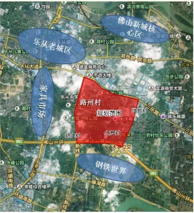 乐从沙良河东片区规控曝光!新增14宗靓地,打造"智慧城镇"