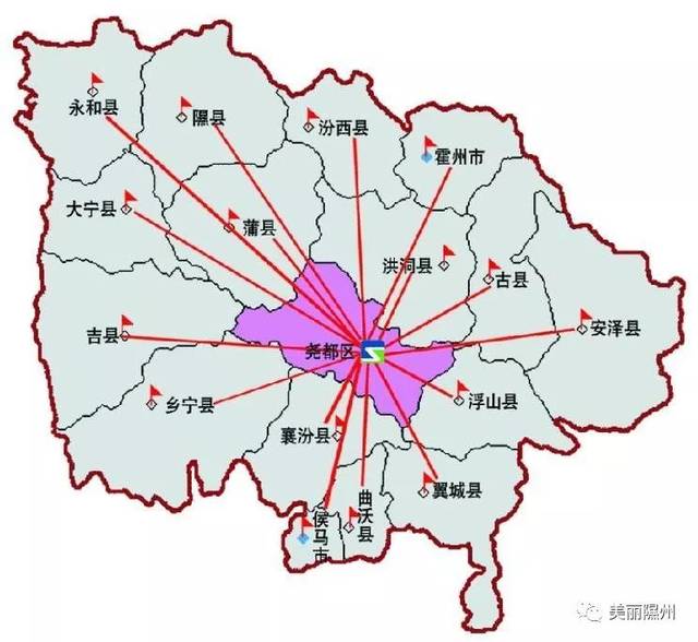 临汾市地图 临汾市地图