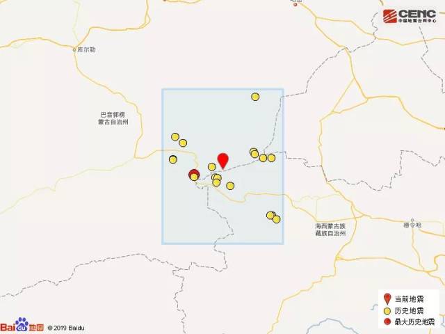 新疆巴音郭楞州若羌县发生42级地震