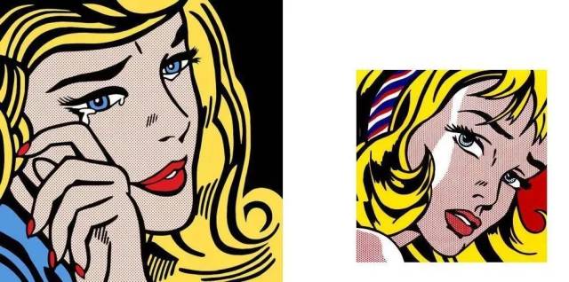 罗伊·利希滕斯坦(roy lichtenstein)的经典漫画广告风格