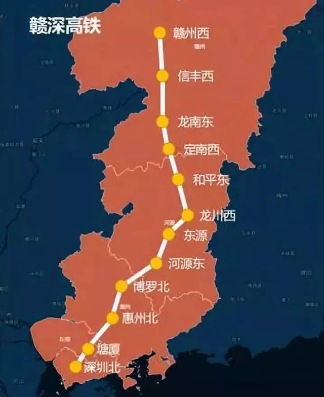 赣深高铁(计划于2021年建成通车)