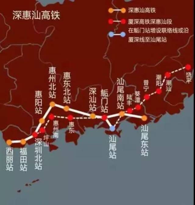 广汕高铁建成通车后,广州到汕尾直接从2小时压缩到40分钟,而广汕高铁