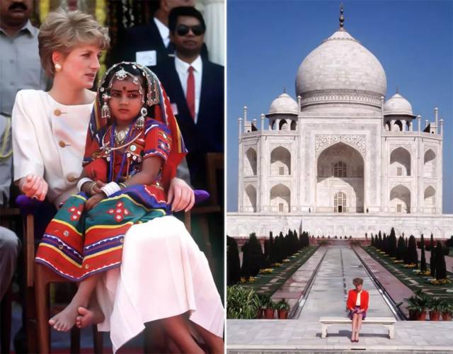 查尔斯违背12年前的承诺,92年重访印度,没有陪戴安娜访问泰姬陵