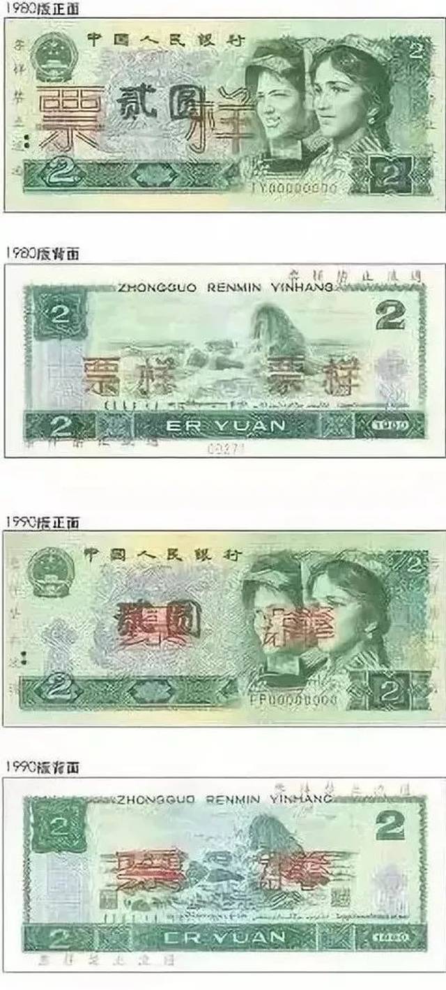 第四套人民币1元纸币