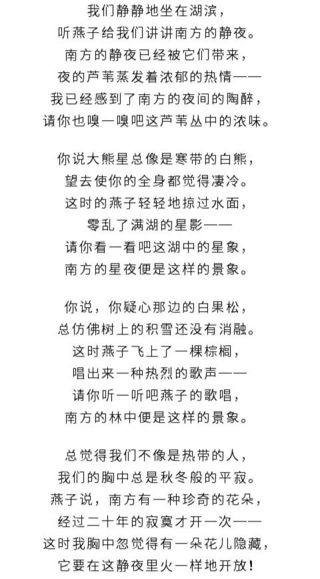 教师朗读丨南方的夜