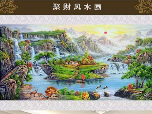 客厅招财风水画,什么画挂什么方位,都是有讲究的