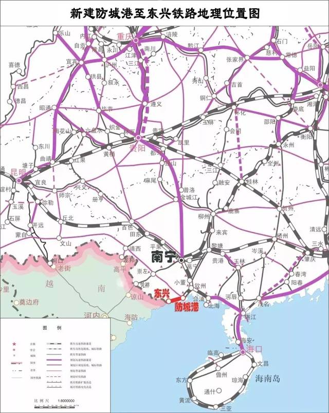 防东铁路线开建!时速200km,站点,开通时间都定了