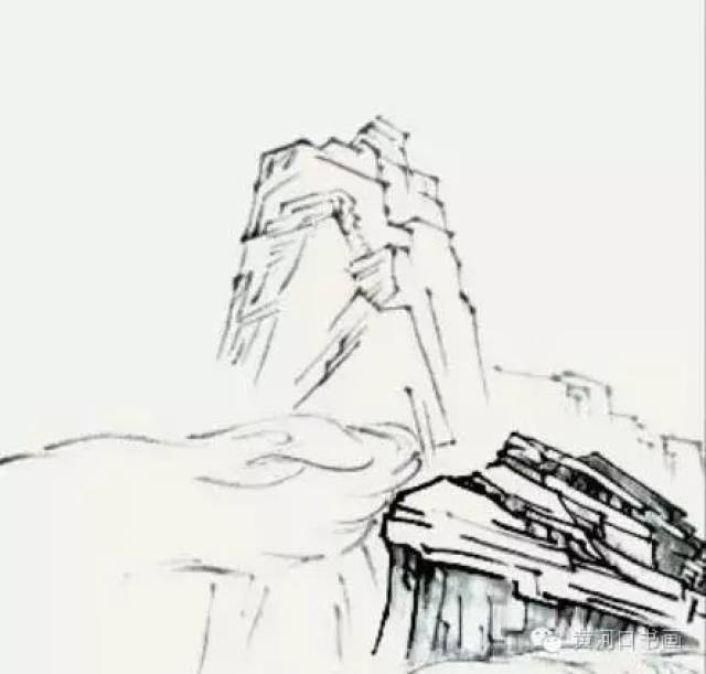 山石的画法教程(泰山,黄山,华山)