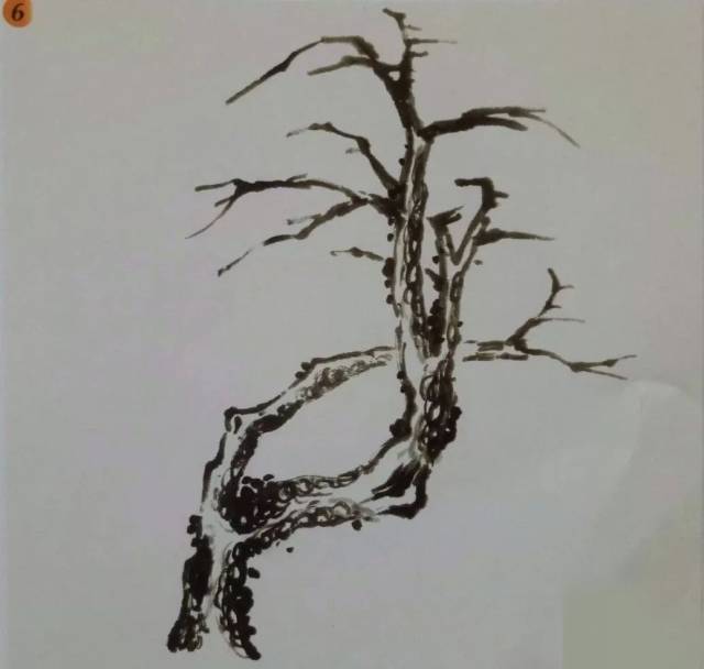 国画中各种树的画法