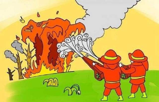 扑打下山火时,要注意风向变化时下山火变为上山火,防止被火卷入烧伤