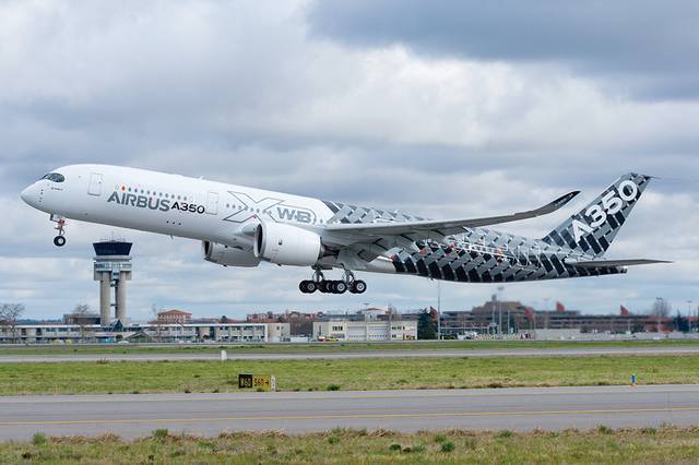 台湾星宇航空订购17架空客a350xwb宽体飞机