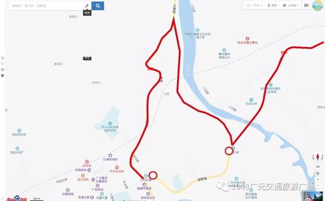 ←→水电五局驾校路口←→水电五局驾校←→陵宝路白龙江大桥←→肖家