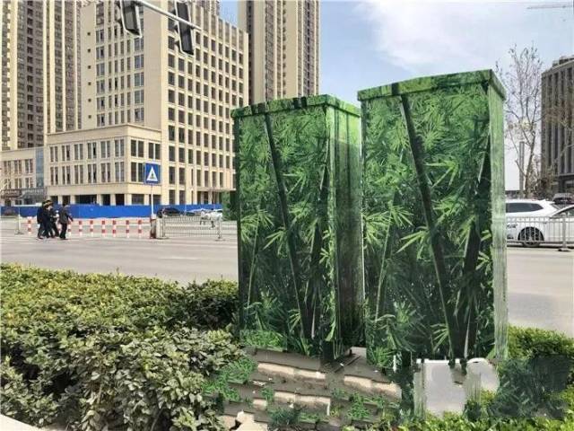亮眼!百余个电箱穿"彩衣"扮靓菏泽街头,这个画风真好看!