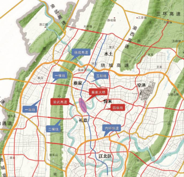 金科重庆蔡家再落一子,战略拿地布局蔡家城心发展区域