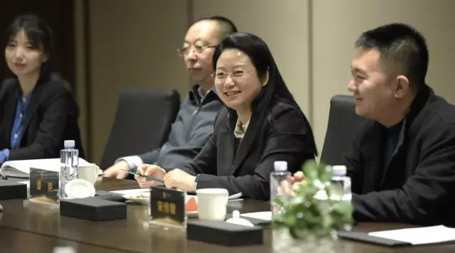 辽宁省丹东市潘爽一行金恪集团()总部交流