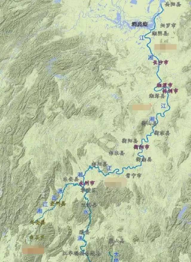 湖南蓝山县野狗山麓 流经江华,江永,道县,双牌县 在永州萍与湘江交汇