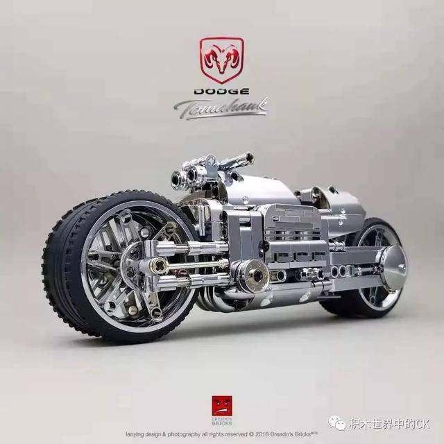 lego乐高 moc 马来西亚大神新作发表了～dodge tomahawk道奇战斧