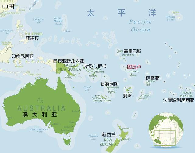 "八岛之群"图瓦卢:世界第四小国家,全球第一个举国迁移的国家