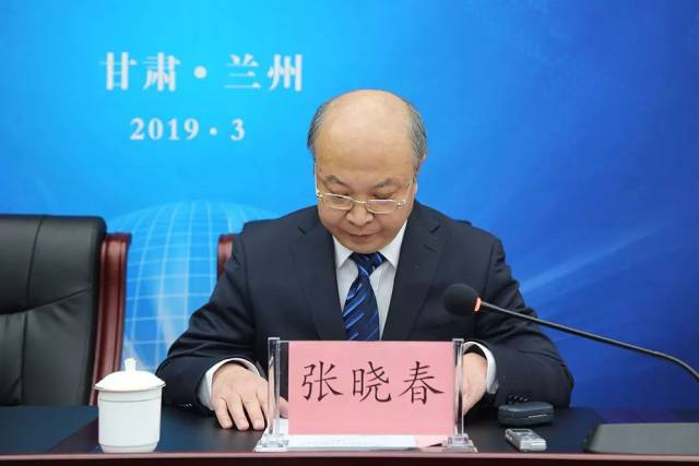 甘肃科技馆馆长张晓春主持新闻发布会