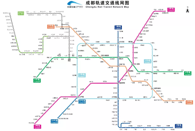 成都在建地铁线路图 概况 最新进度都在这里了