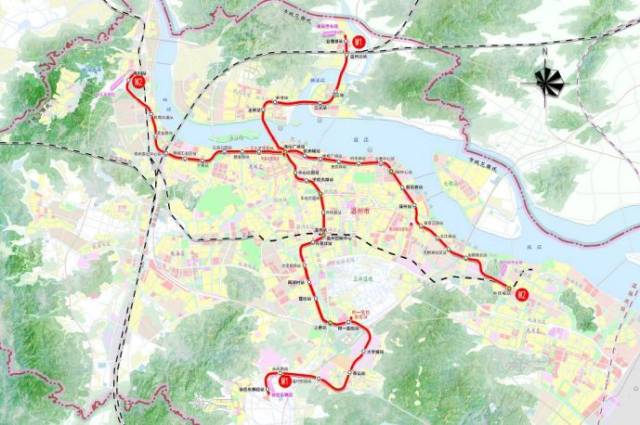 温州拟建地铁:轨道交通近期建设规划·图(最终方案以批复为准)