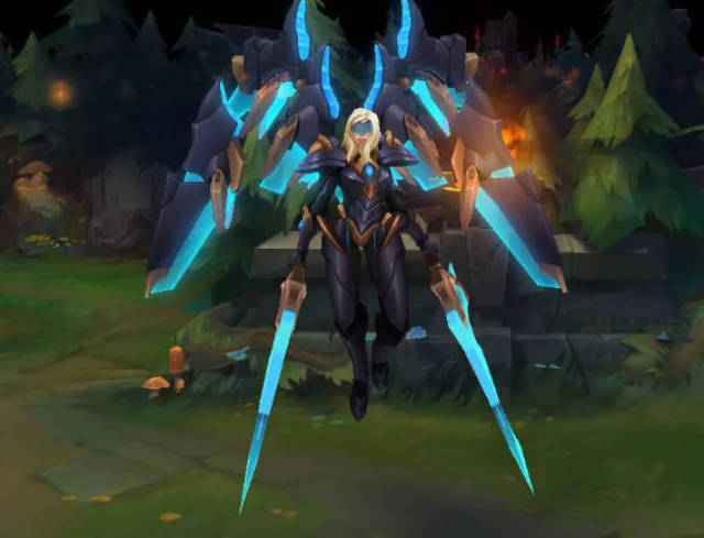 LOL:新版的天使哪款皮肤最炫酷,全变形后,她才