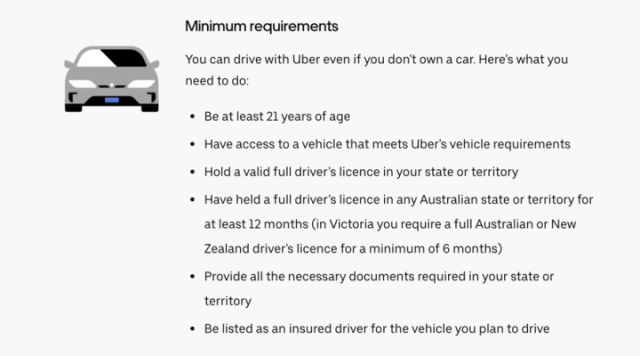 uber司机注册条件