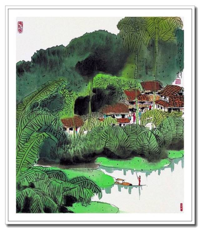 天光波影 -- 中国画家范保文江南山水画作品赏析