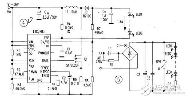 【汇总】led灯驱动电源电路图大全