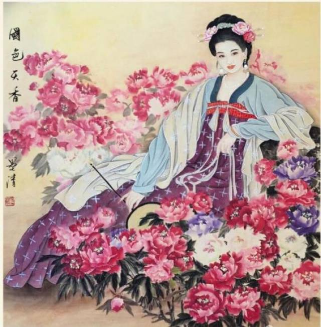 著名青年女画家张丽作品赏析