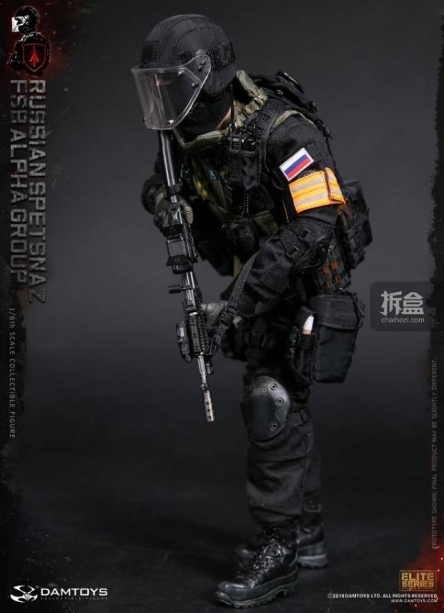 damtoys 俄罗斯fsb联邦安全局alpha阿尔法小组 1:6兵人