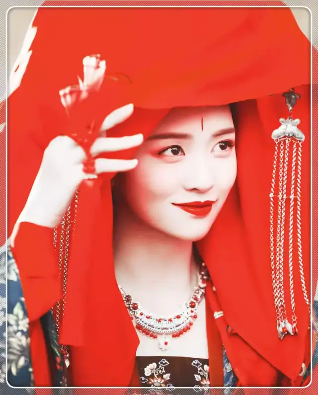 都以为白鹿的喜服最美,直到看见她的婚纱照!网友:许凯