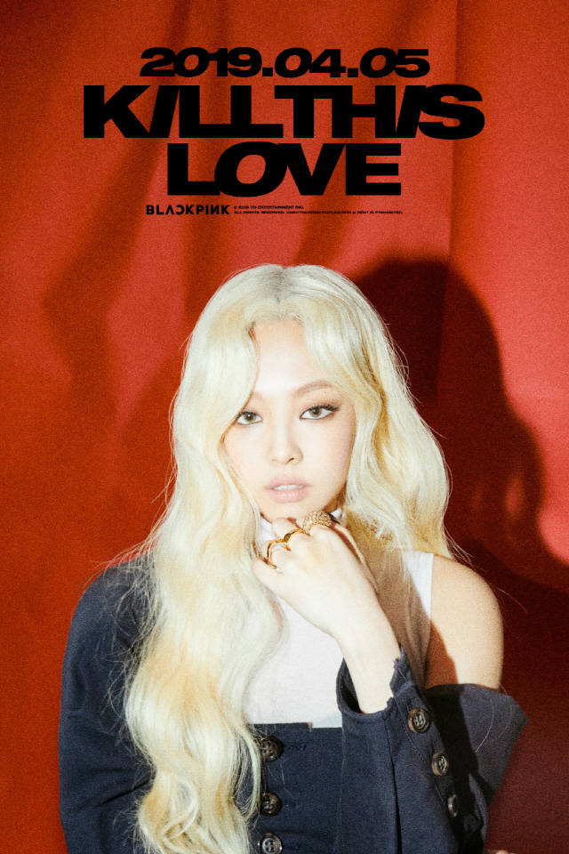 blackpink jennie金发破格变身!《kill this love》个人预告照公开