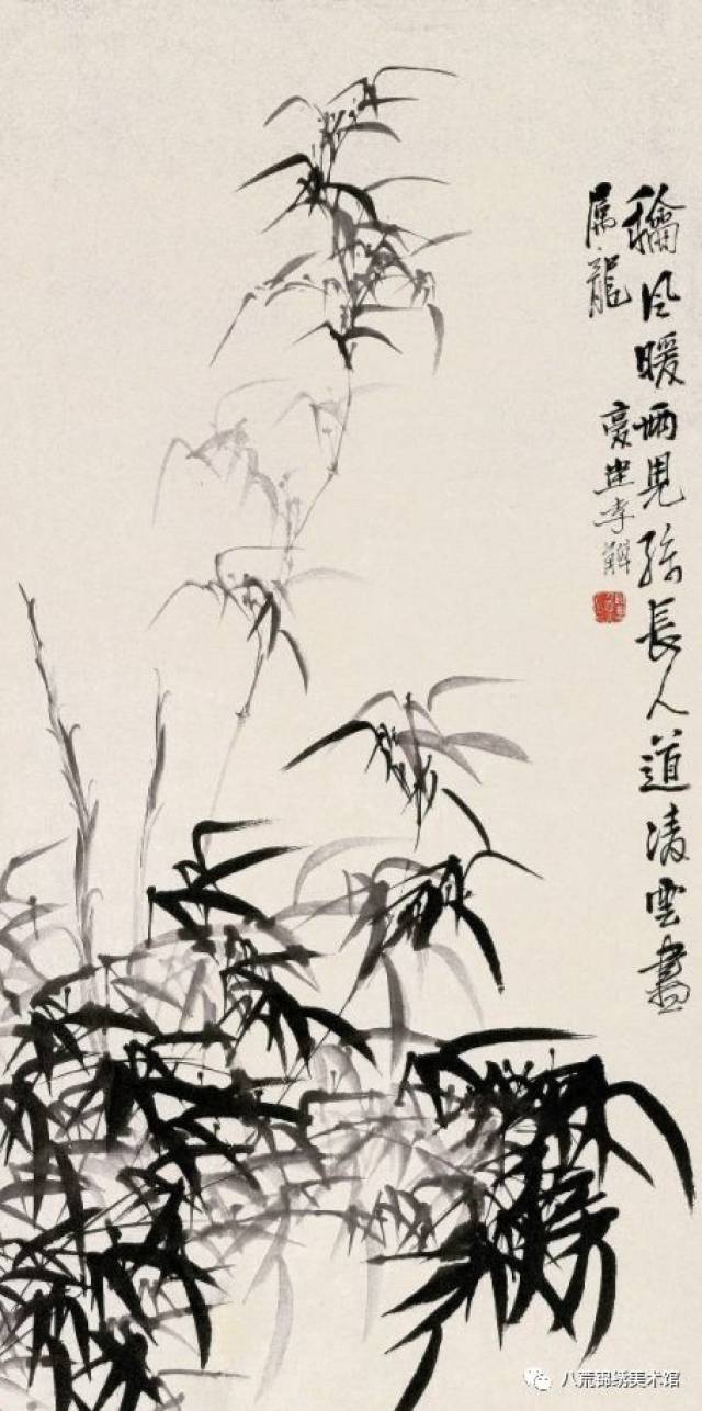 而汪士慎的《花卉图》,徐渭的《水墨花卉图》,李鱓的《墨竹册页》