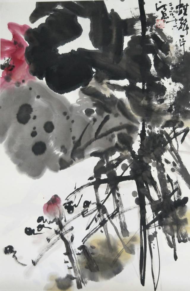 当代画家崔忠 大写意花鸟画艺术欣赏