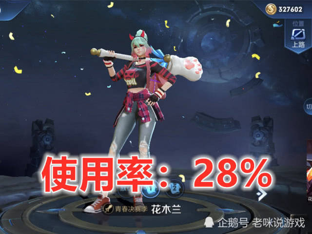花木兰哪款皮肤用的人最多?瑞麟志仅第三,青春决赛季也不如她!