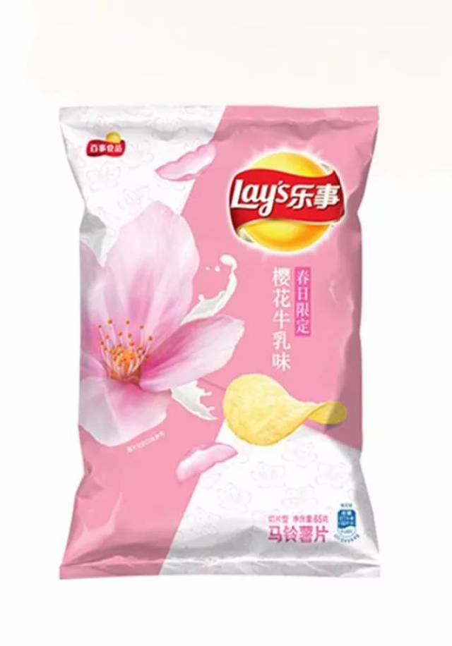 乐事薯片樱花牛乳味 参考价格:$6.