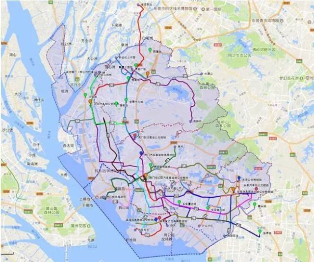 东莞市滨海湾片区常规公交规划出炉,厚街将新增3条公交线路!