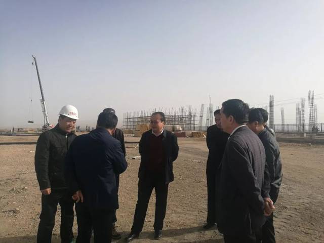 杜志学在玉门市调研重大项目建设情况