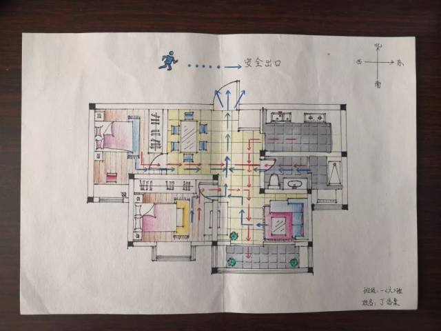 动态| 九万余份手绘"家庭逃生图",看看有你的作品吗?