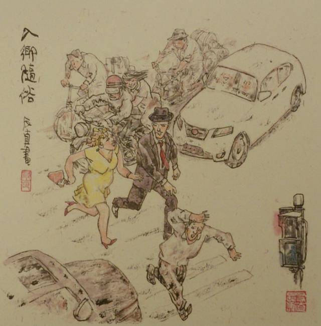 贺友直:线描《老上海风情画》