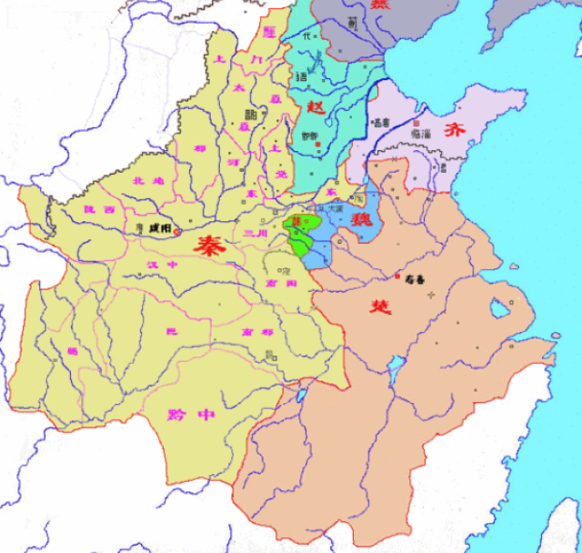 6张地图, 看懂战国时期最后6位楚王, 是如何令楚国走向灭亡的