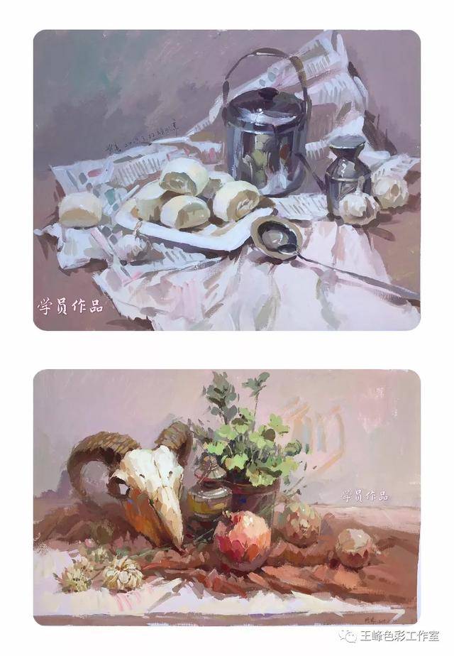 文萃画材赞助2019年第二届王峰色彩研修班优秀作品欣赏
