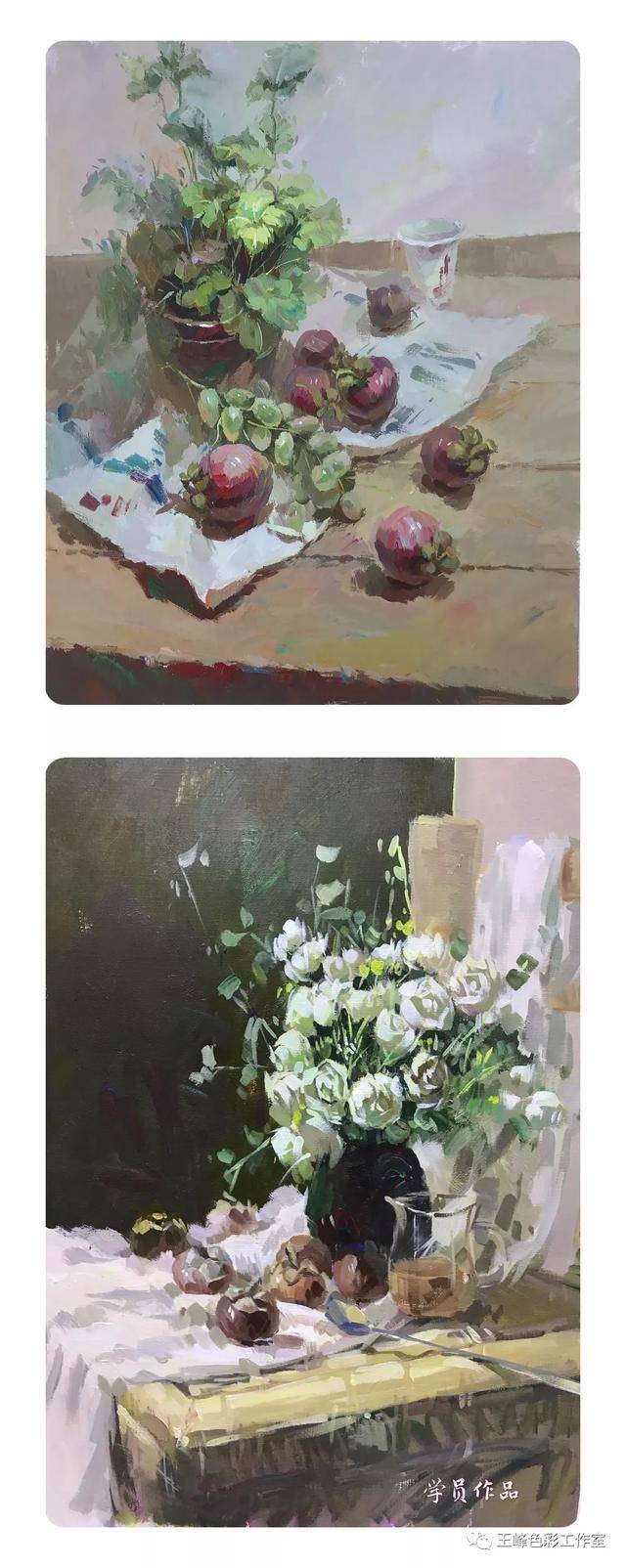 文萃画材赞助2019年第二届王峰色彩研修班优秀作品欣赏